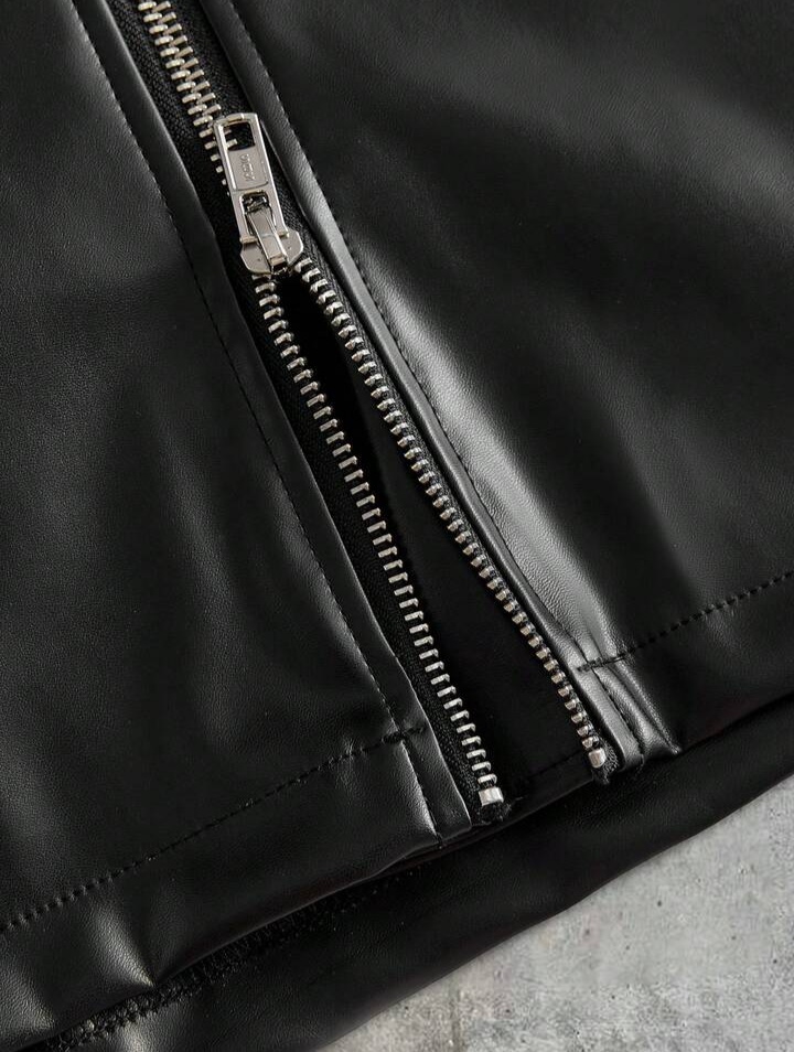 Men's Casual Zipper Design Drawstring Waist Shorts